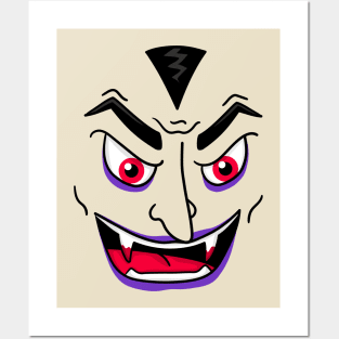 Vampire face Posters and Art